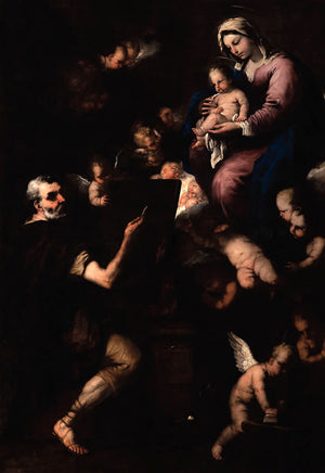Saint Luc malt die Jungfrau - Luca Giordano