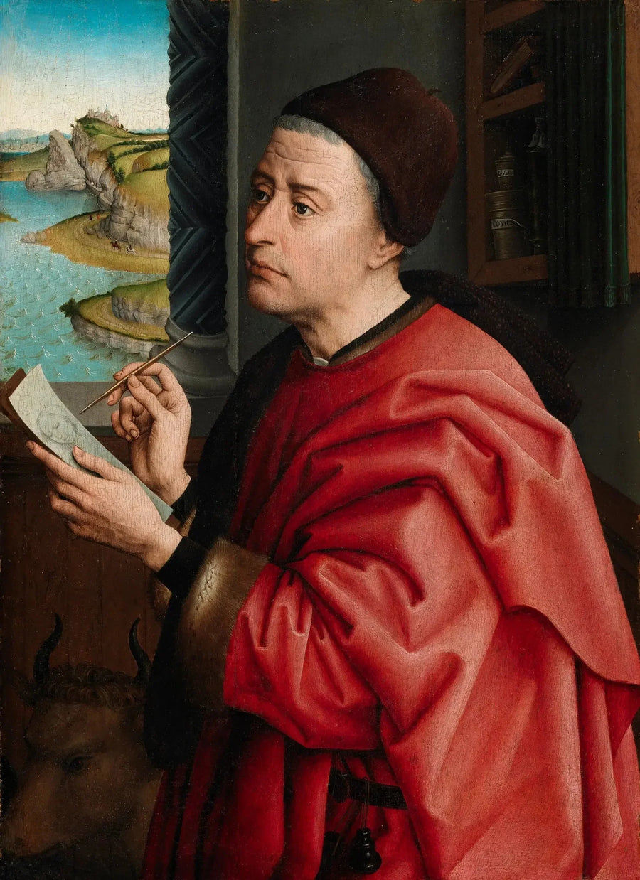 Heiliger Lukas, der die Jungfrau darstellt - Rogier van der Weyden