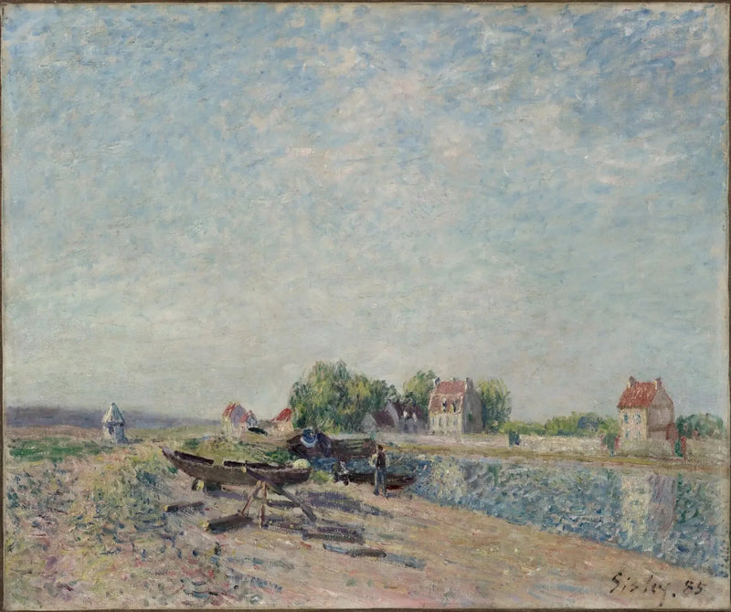 Saint-Mammès, Kanal des Loing - Alfred Sisley