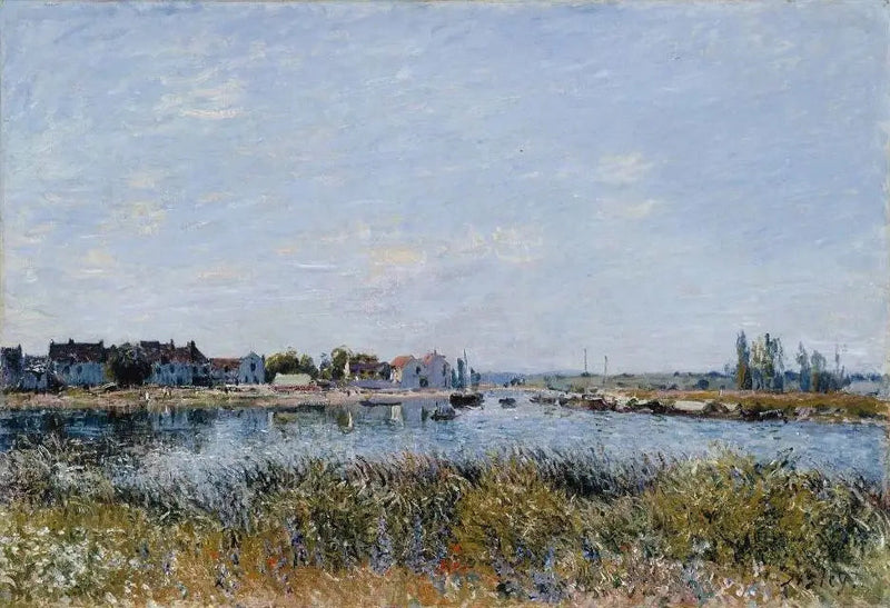Saint-Mammès, der Morgen - Alfred Sisley