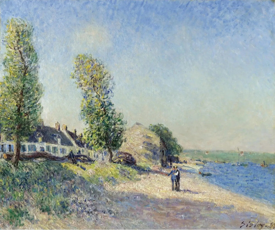 Saint-Mammès am Morgen - Alfred Sisley