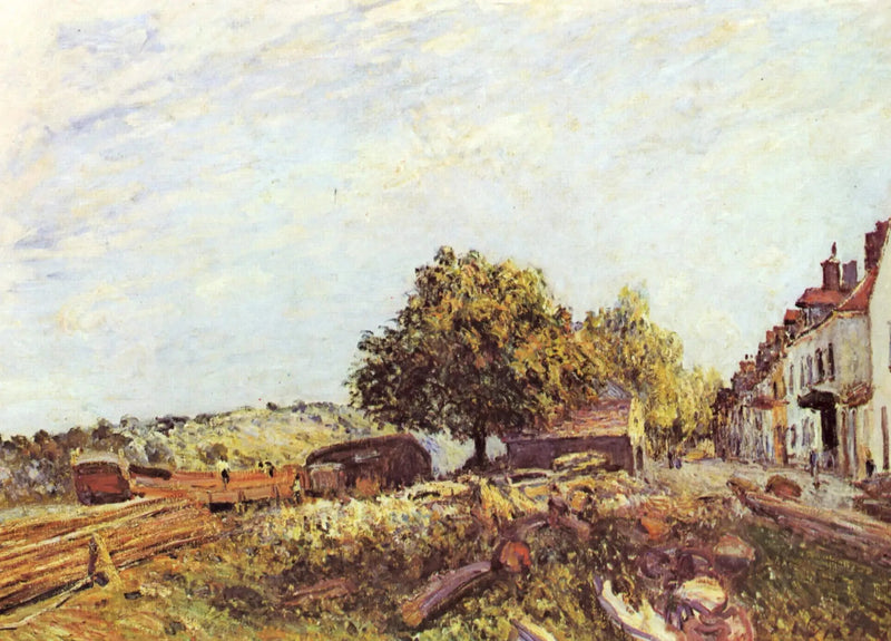 Saint-Mammès am Morgen - Alfred Sisley