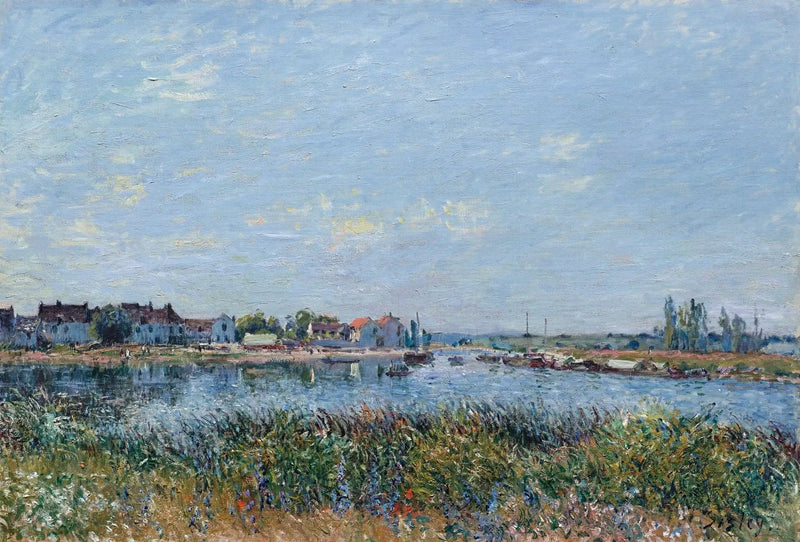 Saint-Mammès am Morgen - Alfred Sisley