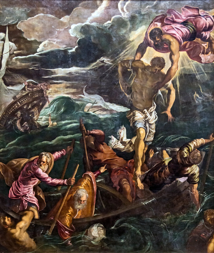 Der heilige Markus rettet einen Sarazenen vor dem Schiffbruch - Jacopo Tintoretto