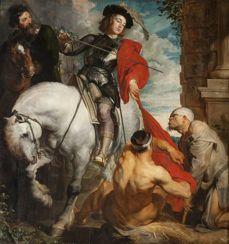 Saint Martin und der Bettler - Antoine van Dyck