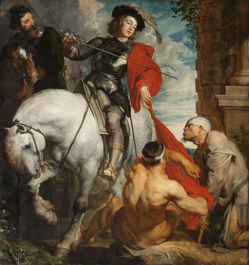 Saint Martin und der Bettler - Antoine van Dyck