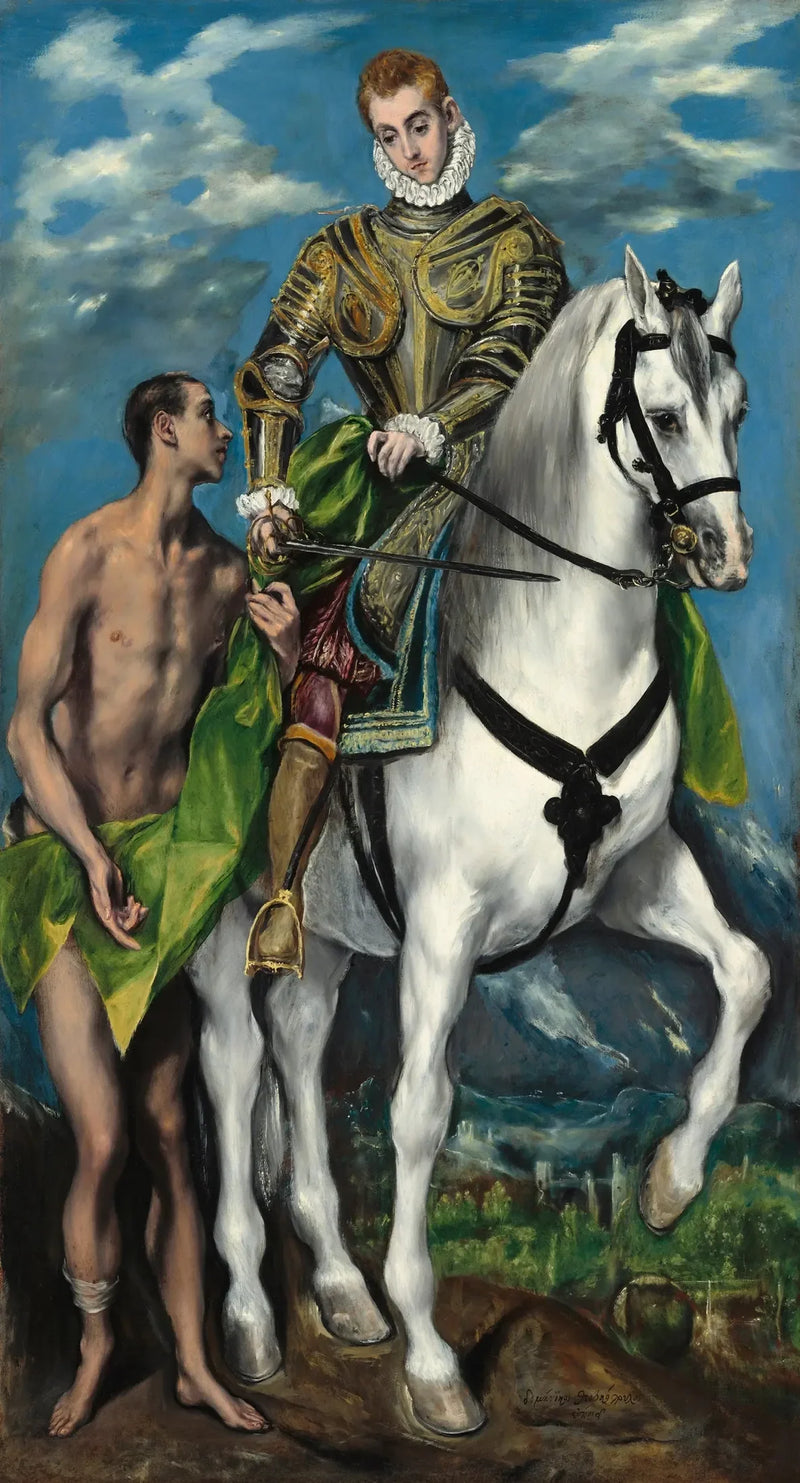 Saint Martin und der Bettler - El Greco