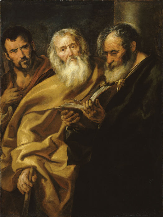 Saint Mathieu et deux apôtres - Jacob Jordaens image 1 reproduction réalisée par Alpha Reproduction