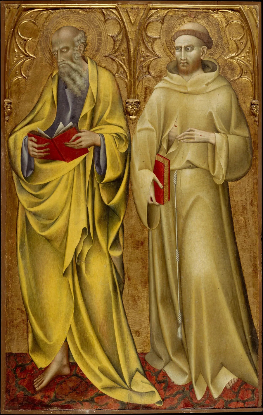 Matthäus und Franziskus - Giovanni di Paolo