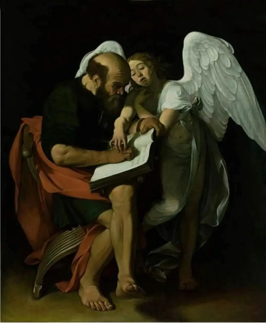 Der heilige Matthäus und der Engel - Caravaggio