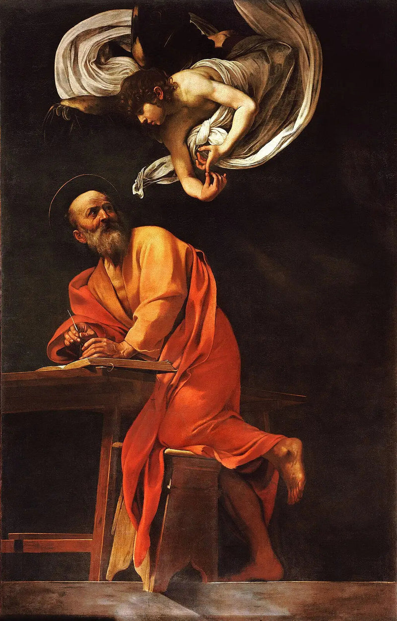 Der heilige Matthäus und der Engel - Caravaggio