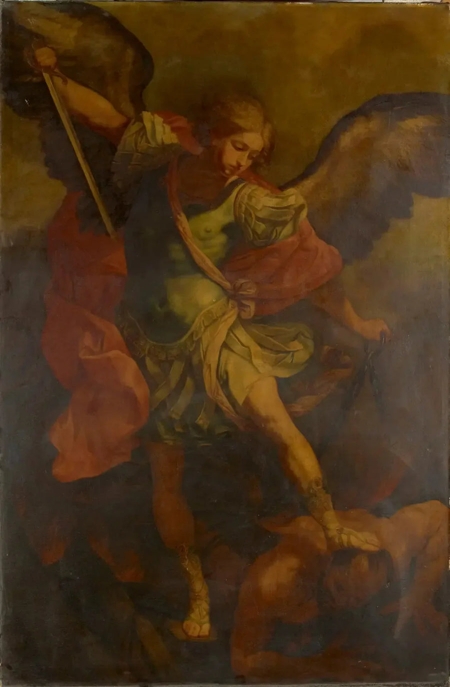 Erzengel Michael besiegt den Drachen - Joshua Reynolds