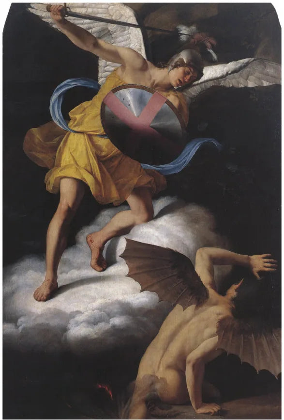Heiliger Michael und der Teufel - Orazio Gentileschi