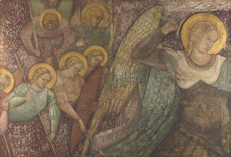 Saint Michel und die anderen Engel - Spinello Aretino