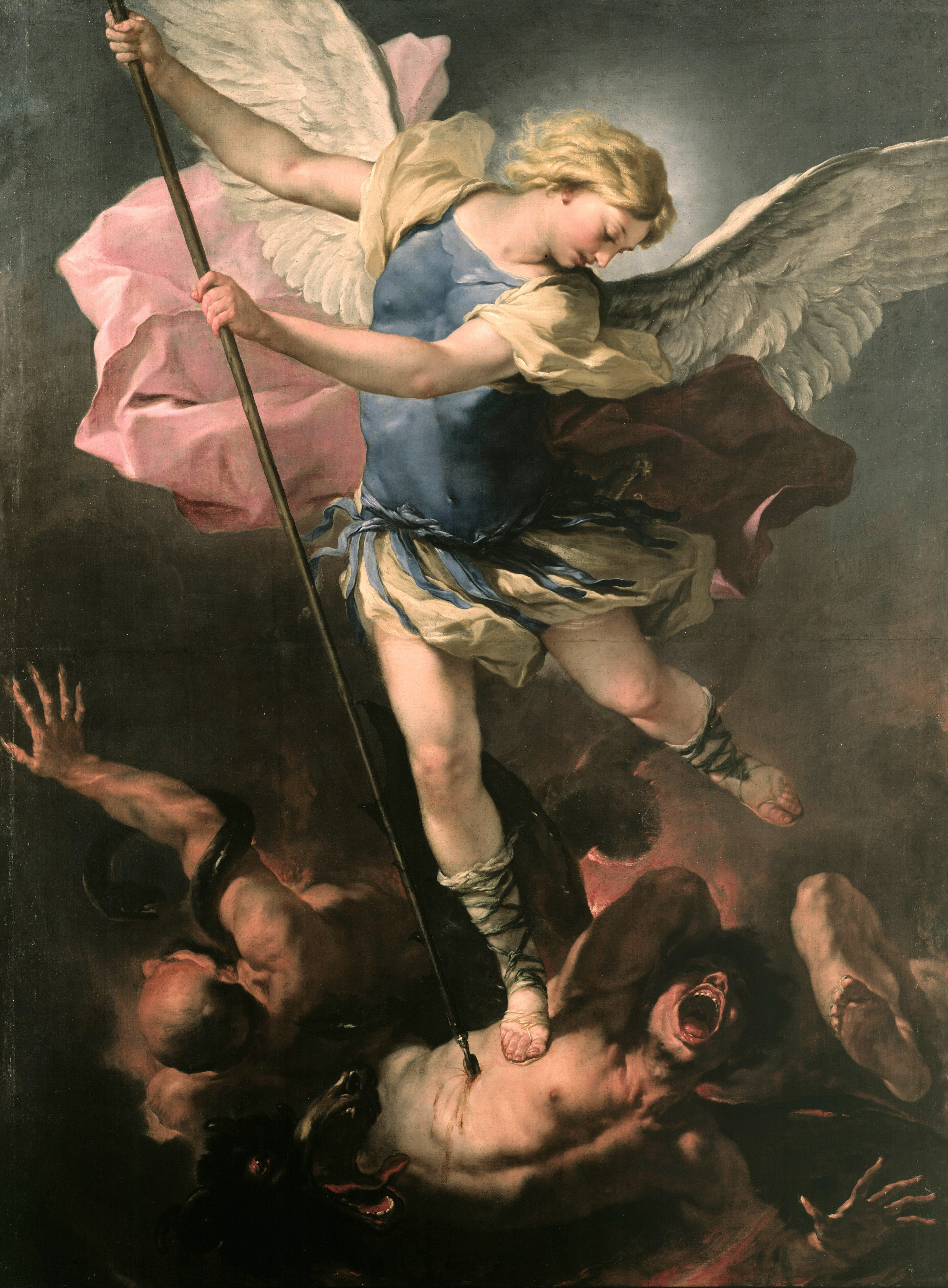 Saint Michel - Luca Giordano image 1 reproduction réalisée par Alpha Reproduction