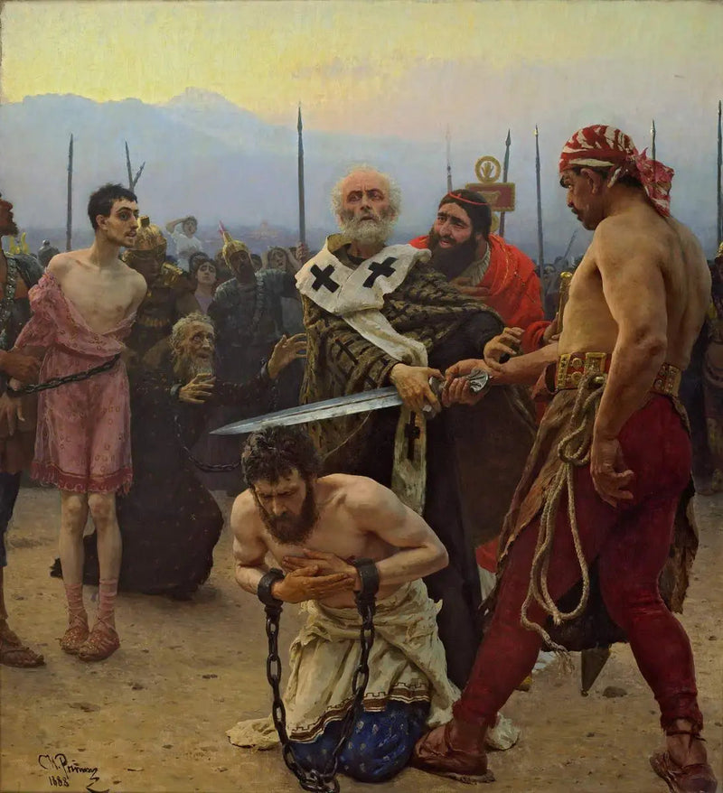 Nikolaus hält den Henker auf - Ilya Repin