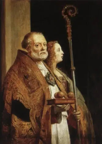 Nikolaus von Bari und die Madeleine - David Teniers der Jüngere