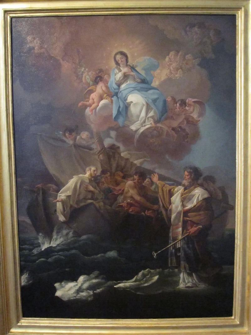 Sankt Nikolaus rettet die Schiffbrüchigen - Corrado Giaquinto