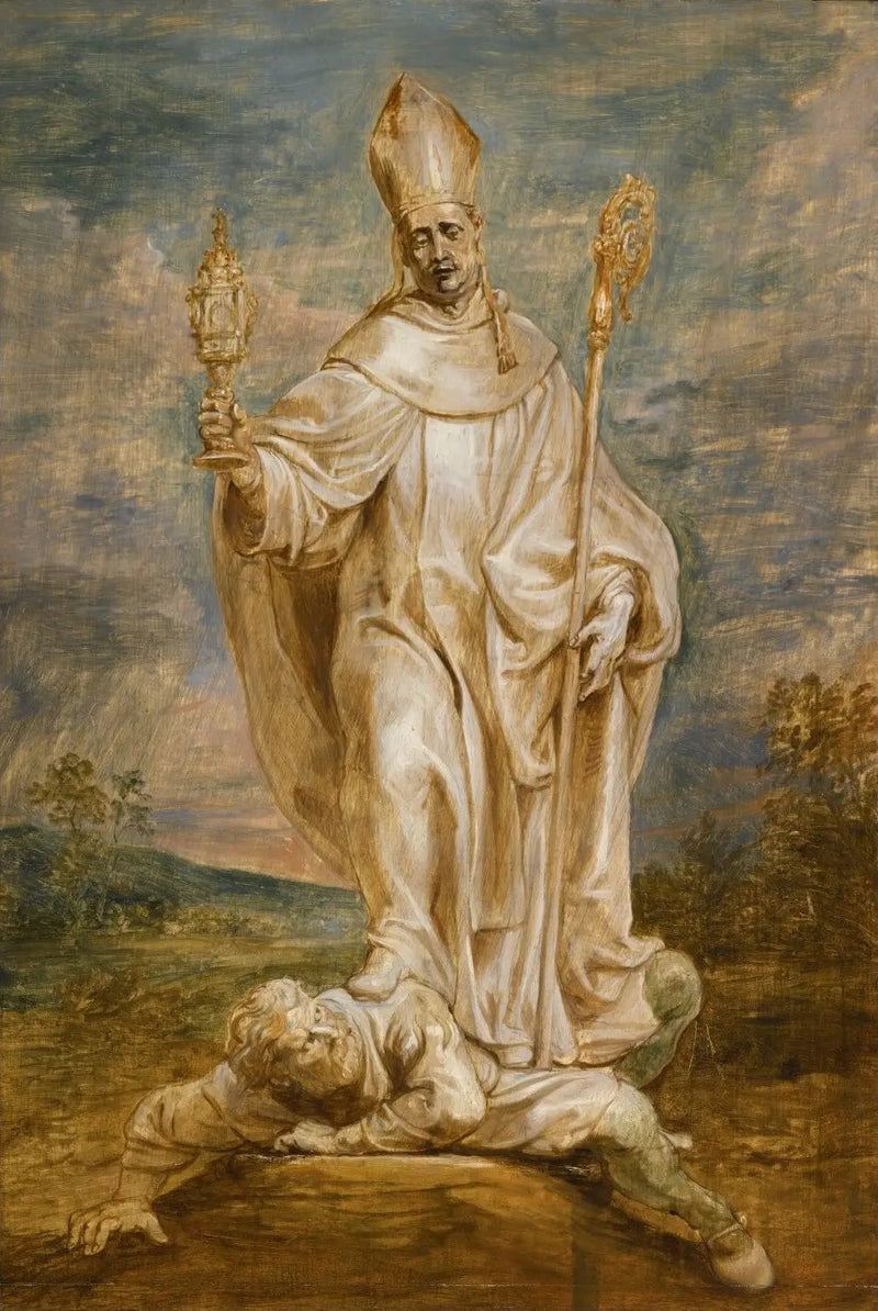 Heiliger Norbert besiegt Tanchelm - Peter Paul Rubens