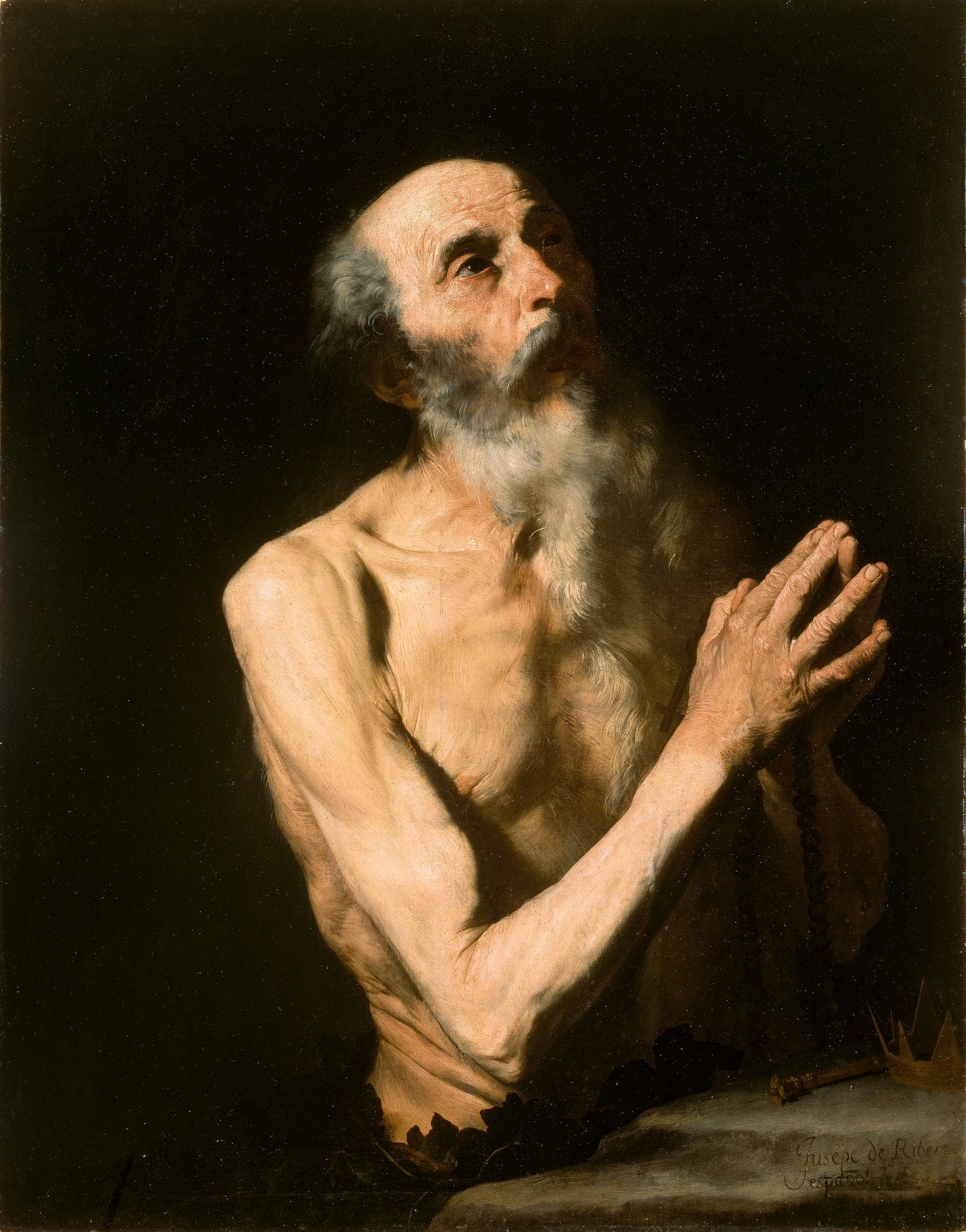 Saint Onuphre - Jusepe de Ribera image 1 reproduction de peinture à l’huile