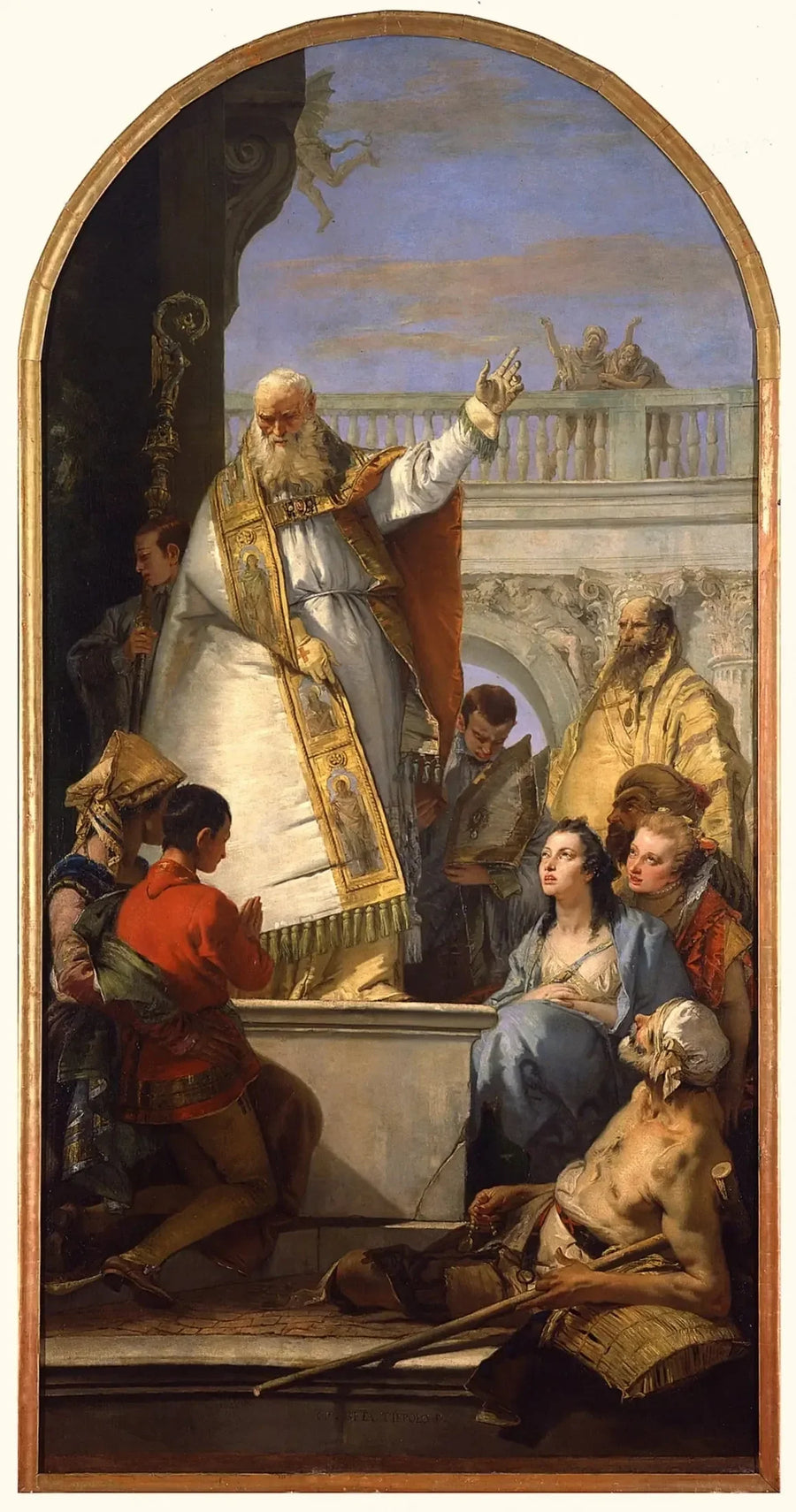Saint Patrick, Bischof von Irland - Giovanni Battista Tiepolo