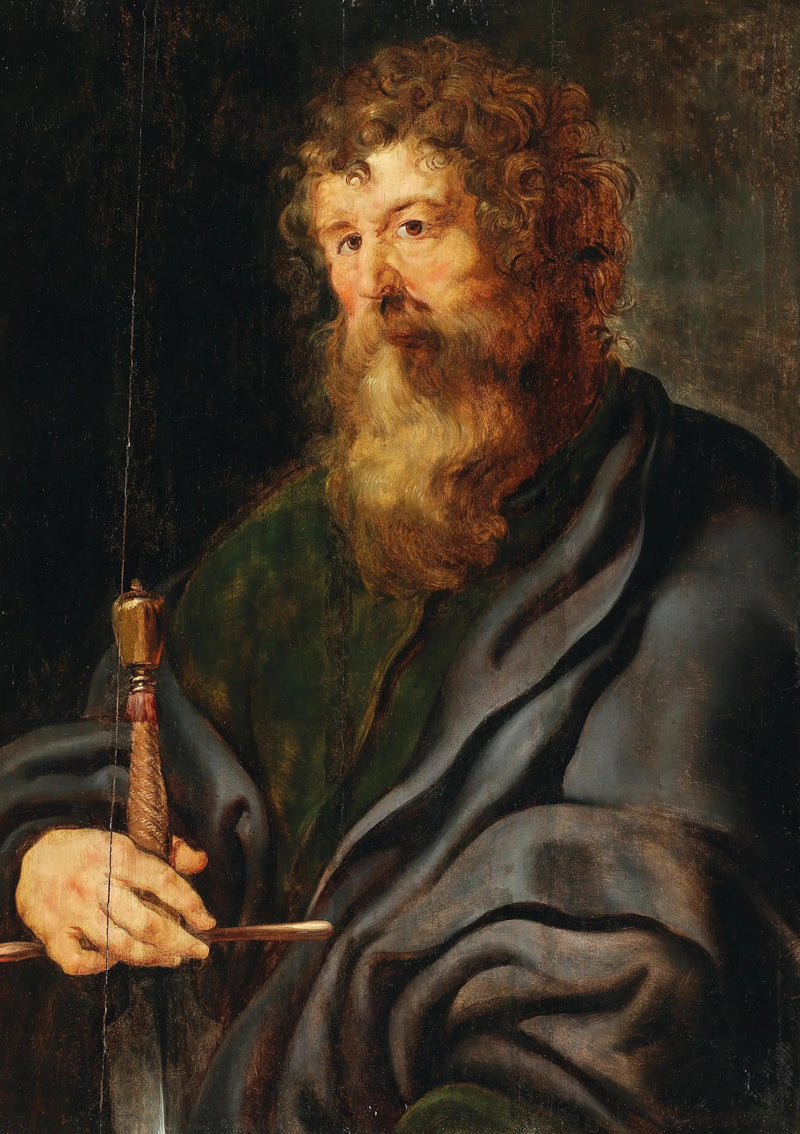 Sankt Paul mit einem Schwert - Peter Paul Rubens