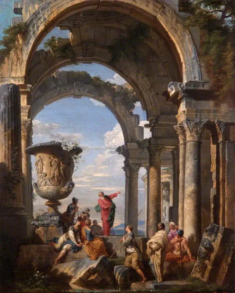 Paulus predigt in Athen - Giovanni Paolo Panini