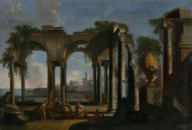 Paulus predigt auf dem Land - Giovanni Paolo Panini