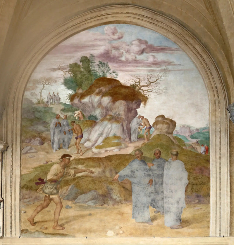 Heilung eines Aussätzigen durch Saint Philippe - Andrea del Sarto