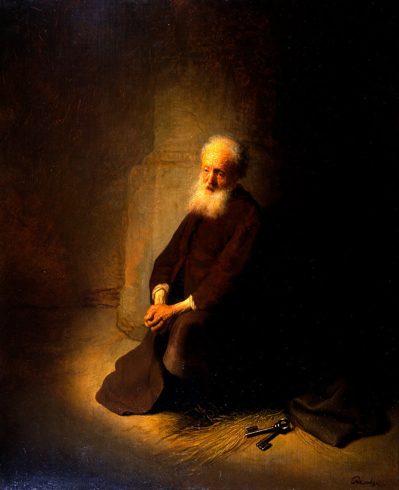 Der heilige Petrus im Gefängnis - Rembrandt