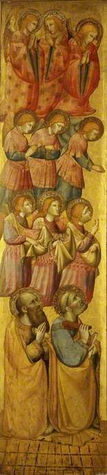 Sankt Peter und Sankt Paul mit Engeln - Olivuccio di Ciccarello