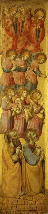 Sankt Peter und Sankt Paul mit Engeln - Olivuccio di Ciccarello