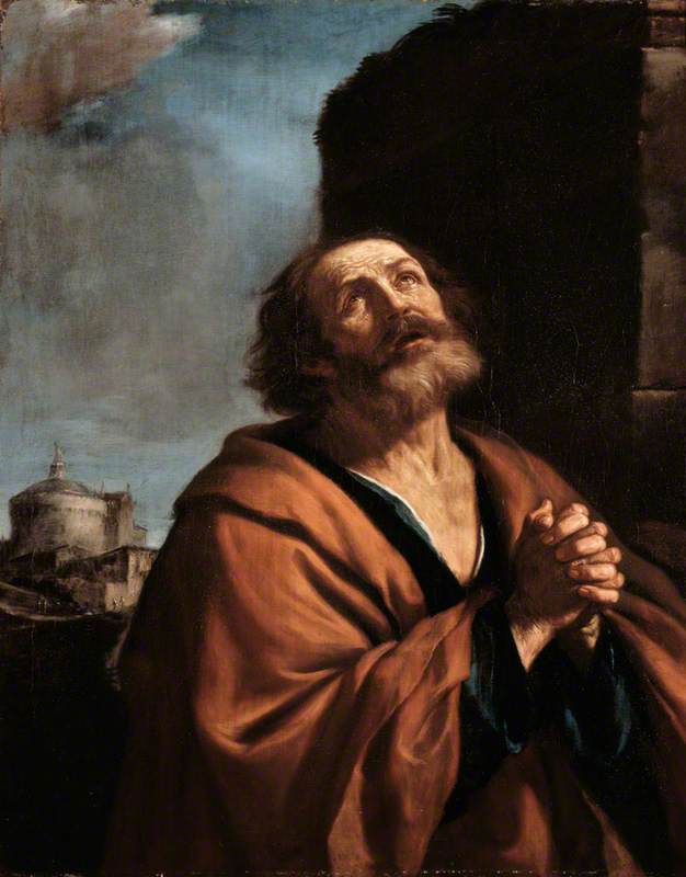 Heiliger Petrus Bußfertiger - Guercino