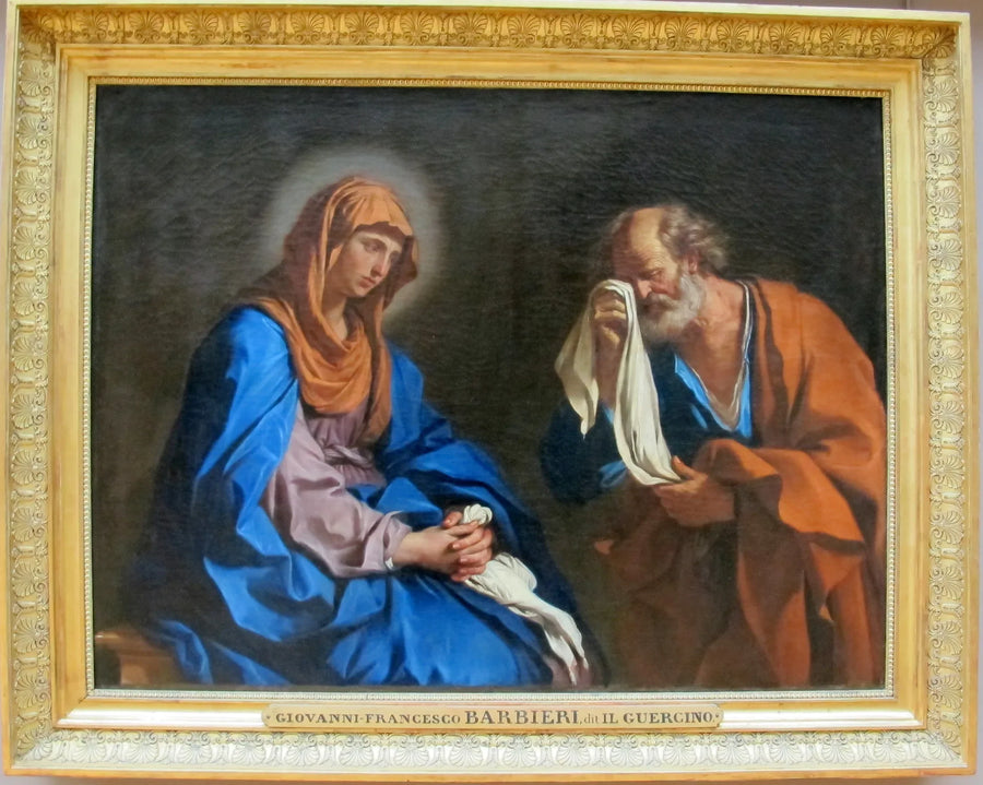 Heiliger Petrus weinend vor der Jungfrau - Guercino