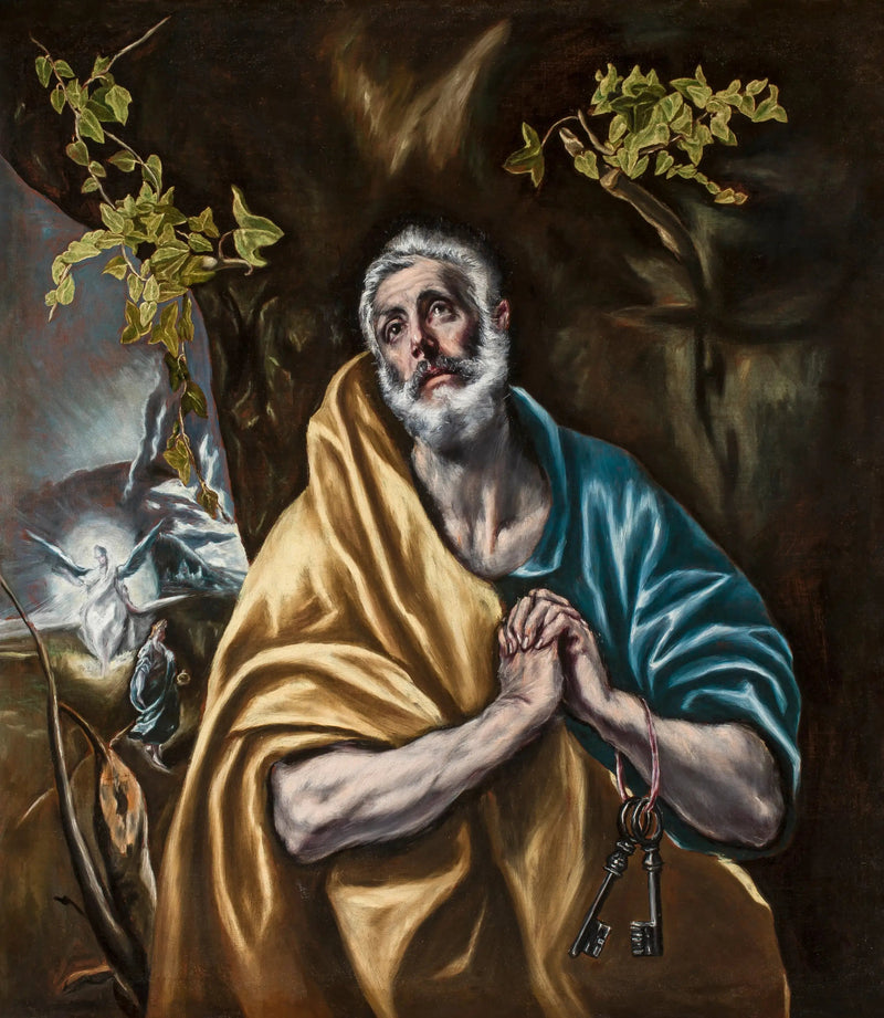 Sankt Peter Bußfertiger - El Greco