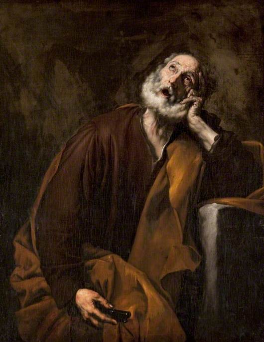 Bußender Petrus - Jusepe de Ribera