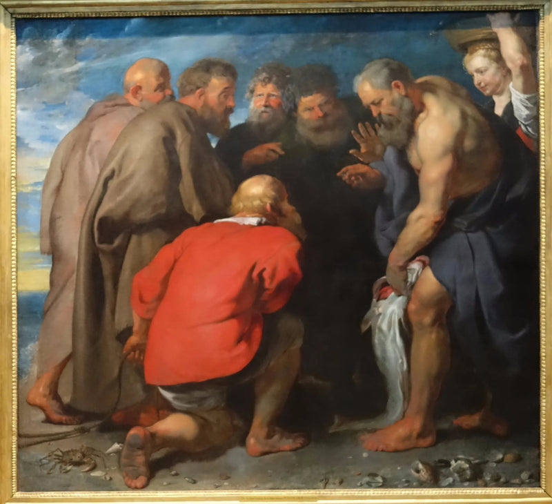 Sankt Peter findet das Tributgeld - Peter Paul Rubens