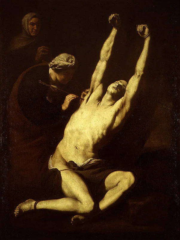 Sankt Sebastian unterstützt von Sankt Irene - Jusepe de Ribera