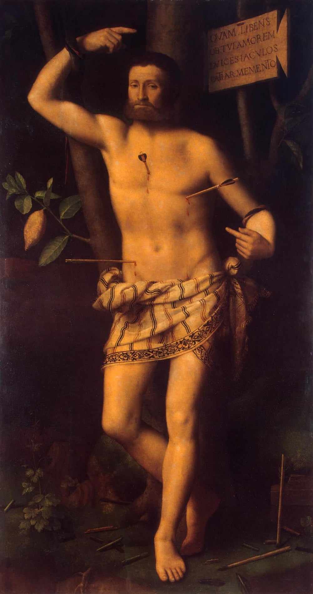 Saint Sébastien - Bernardino Luini image 1 tableau peint à l’huile sur toile