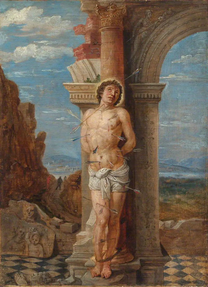 Saint Sebastian (nach Andrea Mantegna) - David Teniers der Jüngere