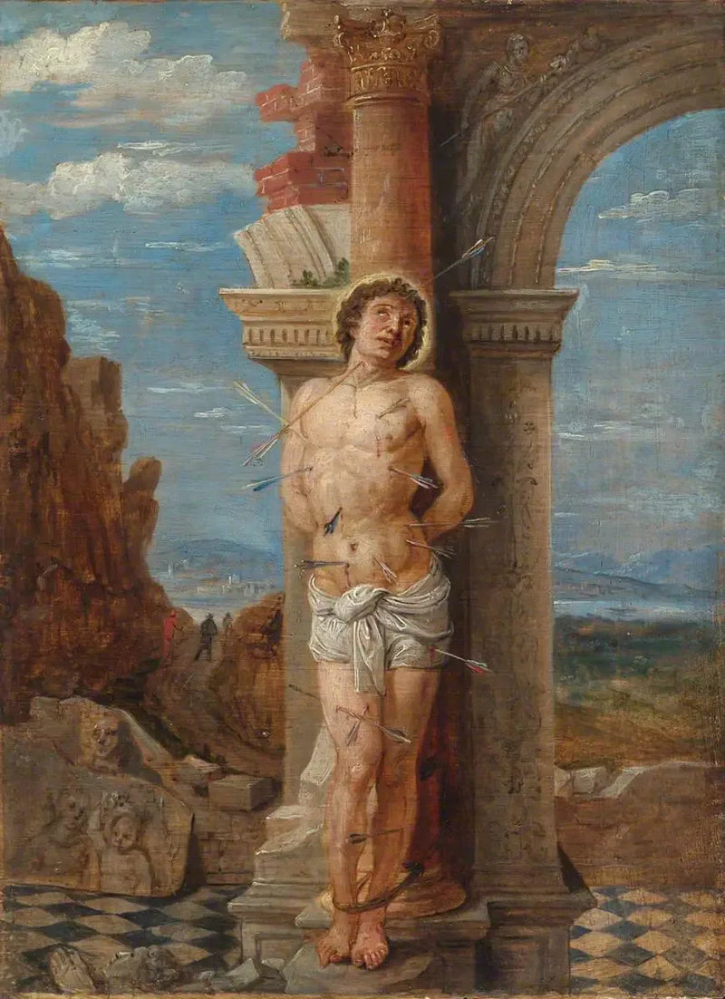 Saint Sebastian (nach Andrea Mantegna) - David Teniers der Jüngere