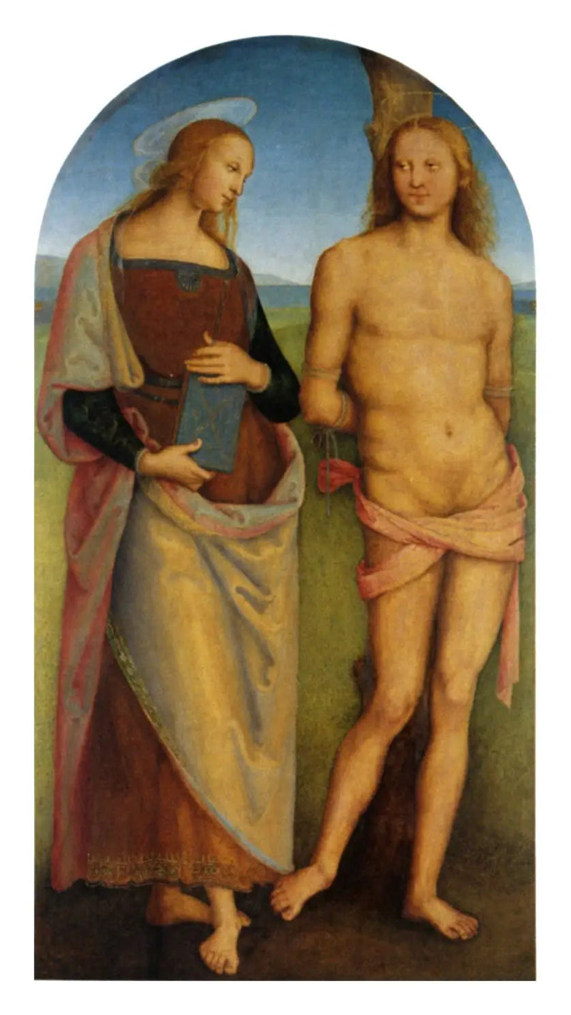 Sankt Sebastian und Sankt Apollonia - Pietro Perugino