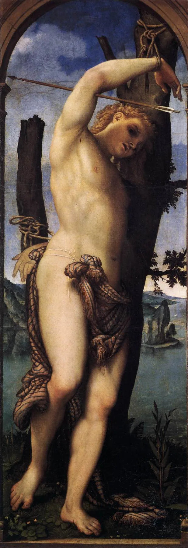 Heiliger Sebastian - Lorenzo Lotto
