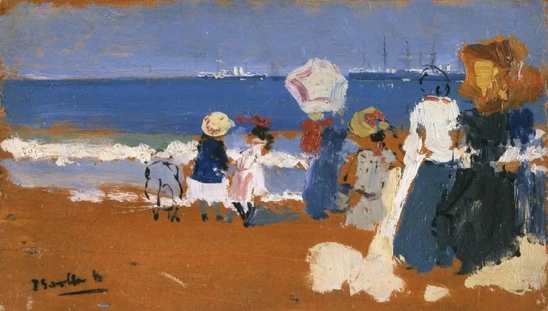 Sankt Sebastian (Sonnenschirm) - Joaquín Sorolla