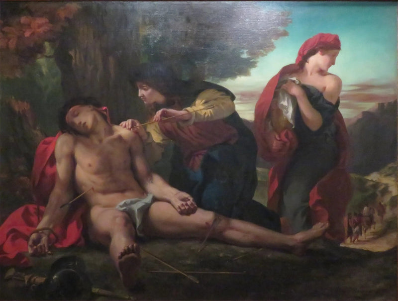Der heilige Sebastian, gerettet von den heiligen Frauen - Eugène Delacroix