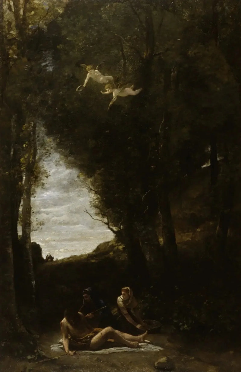Saint Sébastien gerettet von den Heiligen Frauen - Jean-Baptiste Camille Corot