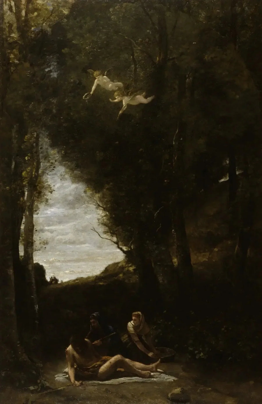 Saint Sébastien gerettet von den Heiligen Frauen - Jean-Baptiste Camille Corot