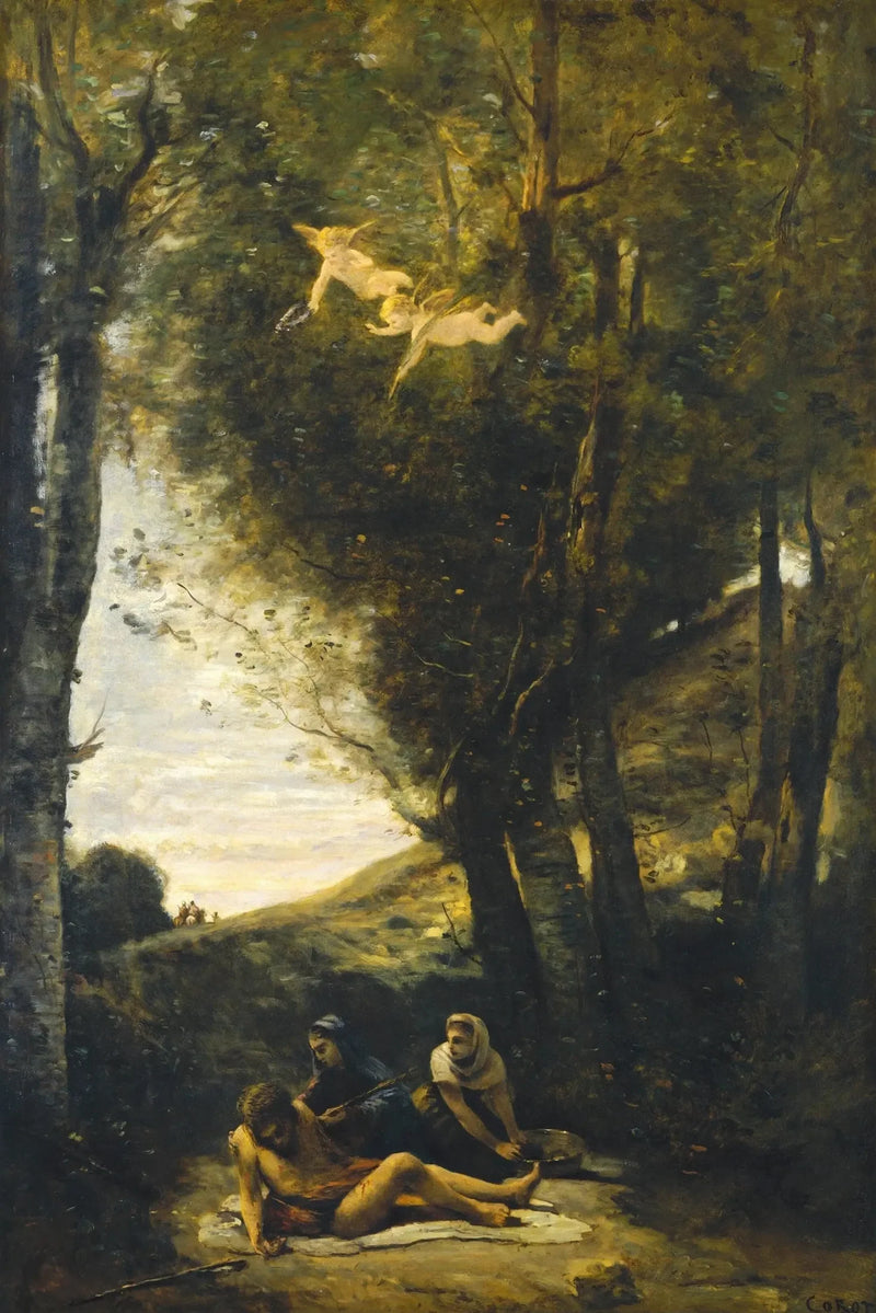 Saint-Sébastien gerettet von den Heiligen Frauen - Jean-Baptiste Camille Corot