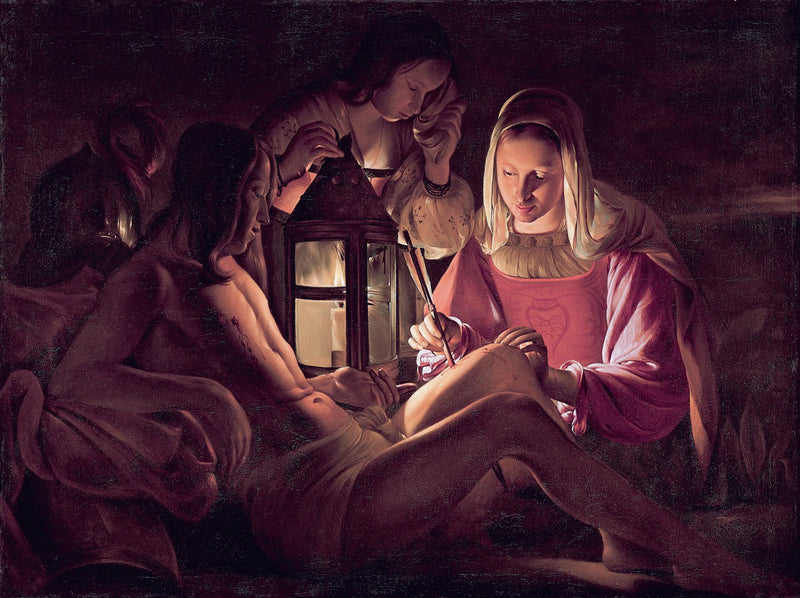 Heiliger Sebastian gepflegt von Irène - Georges de La Tour