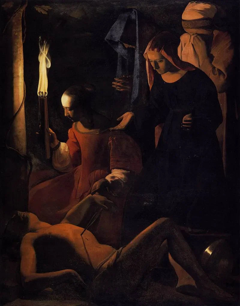 Heiliger Sebastian gepflegt von Irène - Georges de La Tour